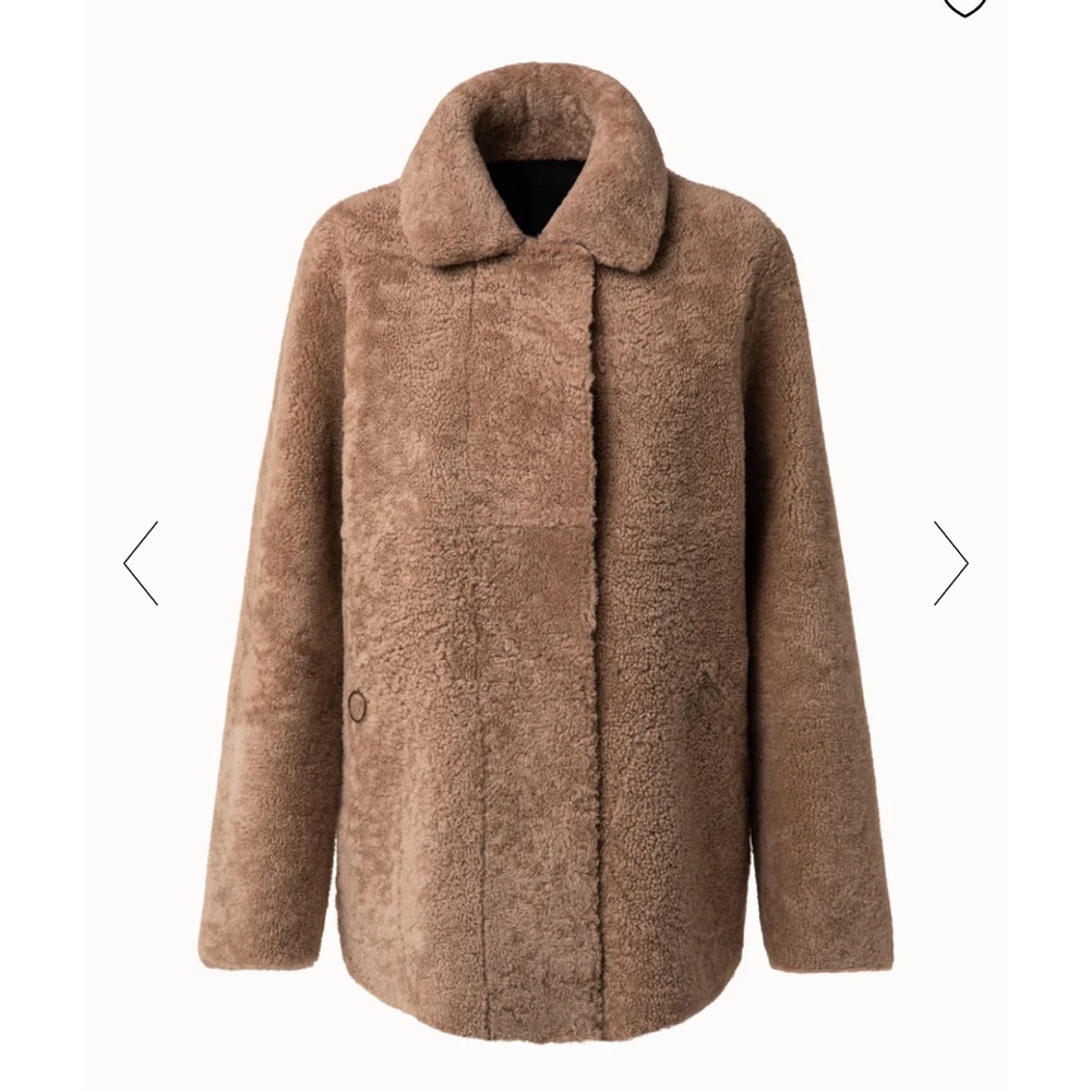 Akris punto reversible shearling jacket